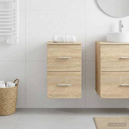 Bathroom Cabinet In-between Sonoma Oak 30 x 35 x 50 cm