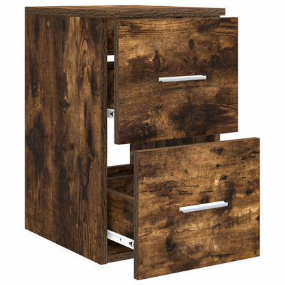 Bathroom Cabinet In-between Smoked Oak 30 x 35 x 50 cm