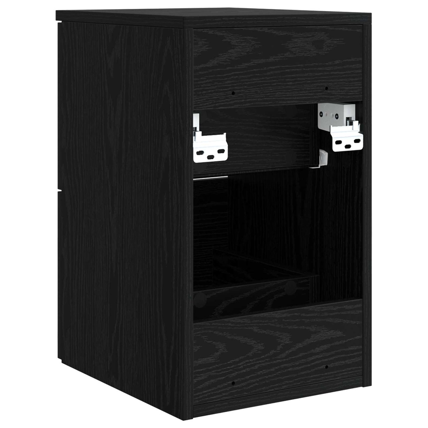 Bathroom Cabinet In-between Black Oak 30 x 41 x 50 cm