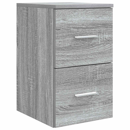 Bathroom Cabinet In-between Grey Sonoma 30 x 44.5 x 50 cm