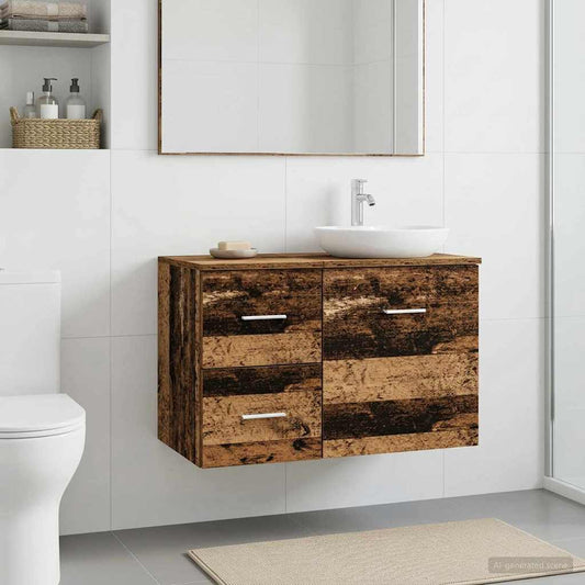 Bathroom Cabinet In-between Artisan Oak 30 x 44.5 x 50 cm