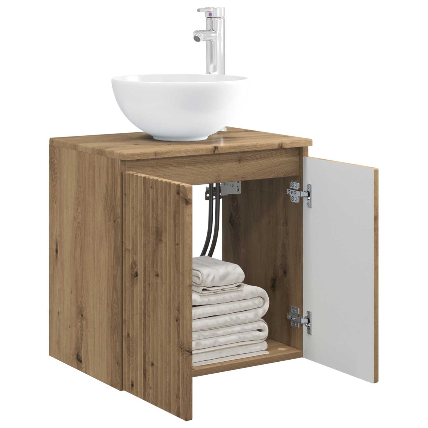 Wall-Mounted Sink Vanity Artisan Oak 49.5 x 35 x 63 cm