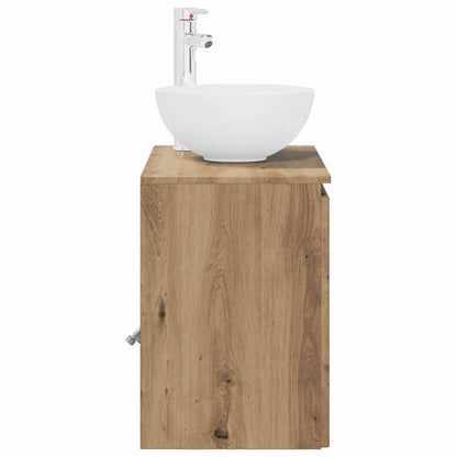 Wall-Mounted Sink Vanity Artisan Oak 49.5 x 35 x 63 cm