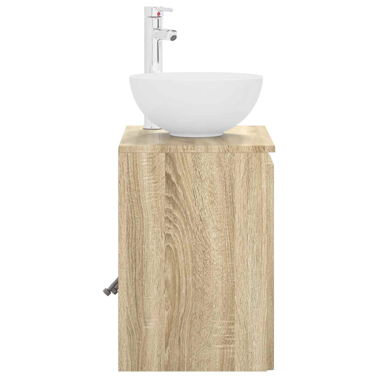 Wall-Mounted Sink Vanity Sonoma Oak 49.5 x 41 x 64.5 cm