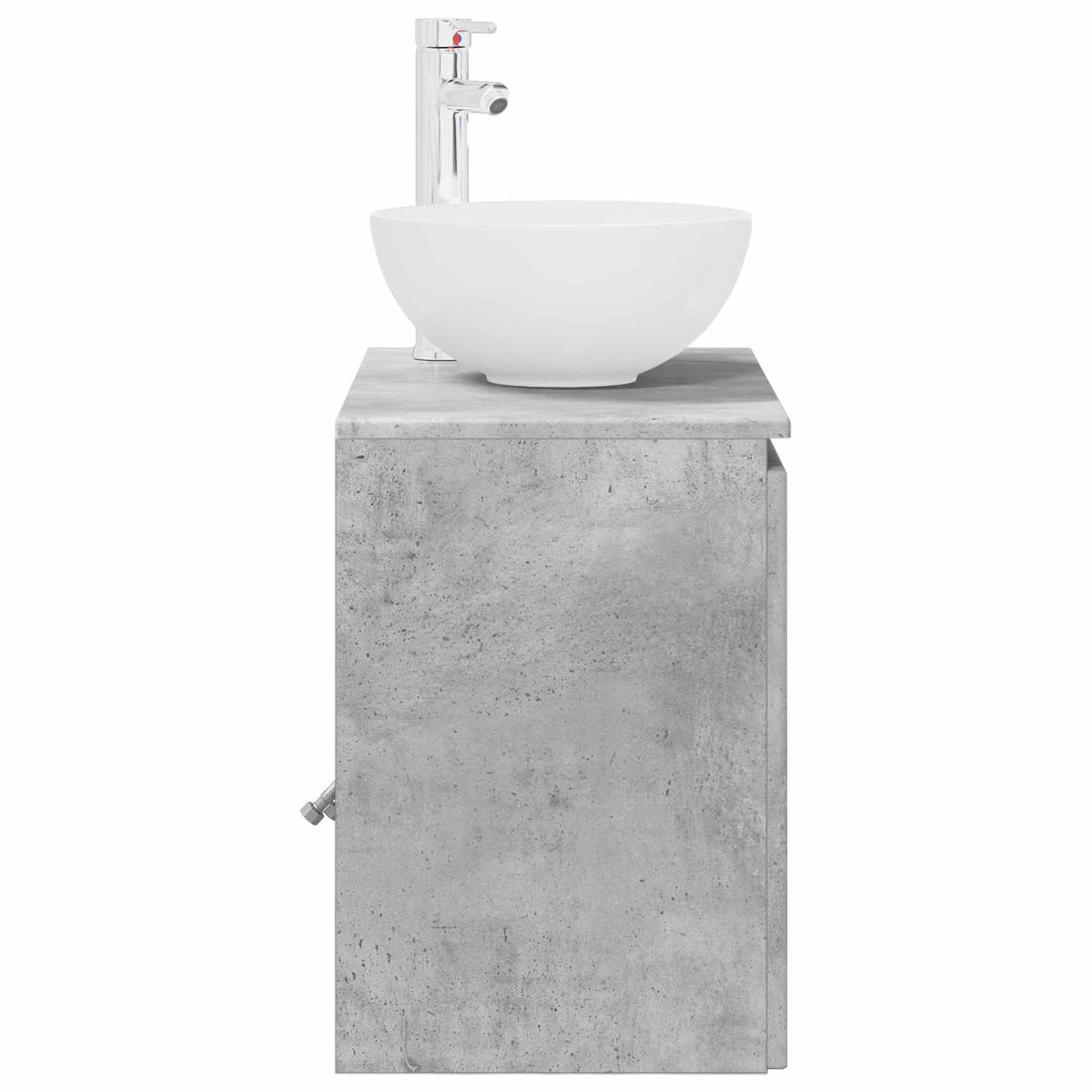 Wall-Mounted Sink Vanity Concrete Grey 49.5 x 41 x 64.5 cm