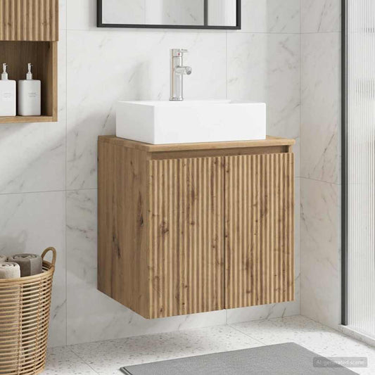 Wall-Mounted Sink Vanity Artisan Oak 49.5 x 41 x 62.5 cm