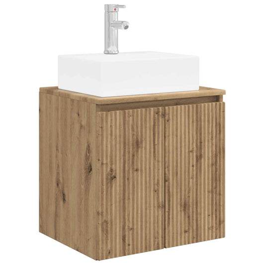 Wall-Mounted Sink Vanity Artisan Oak 49.5 x 41 x 62.5 cm