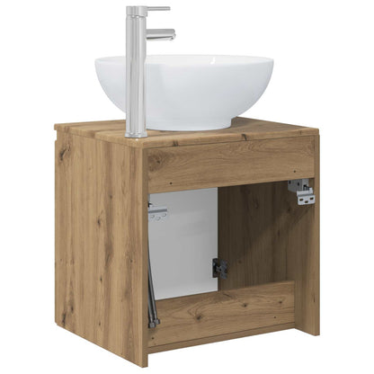 Wall-Mounted Sink Vanity Artisan Oak 49.5 x 44.5 x 65 cm