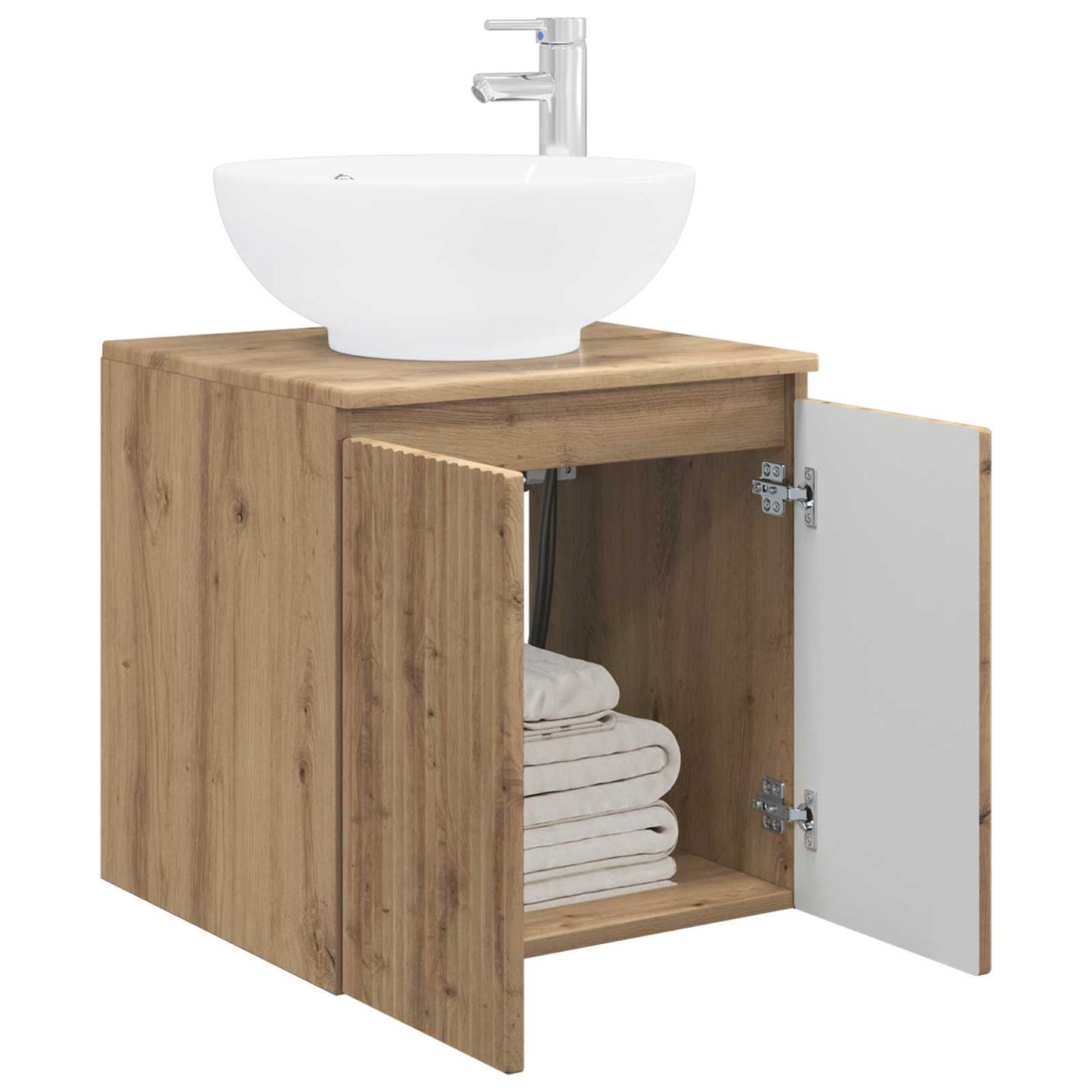 Wall-Mounted Sink Vanity Artisan Oak 49.5 x 44.5 x 65 cm