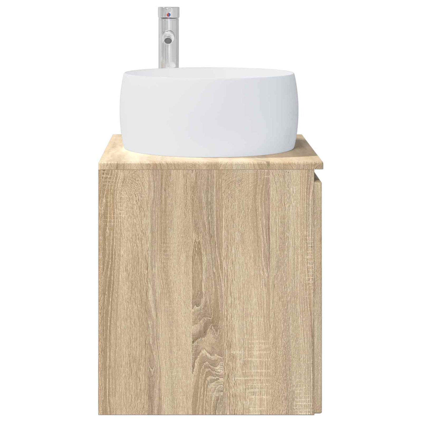 Wall-Mounted Sink Vanity Sonoma Oak 49.5 x 44.5 x 66 cm