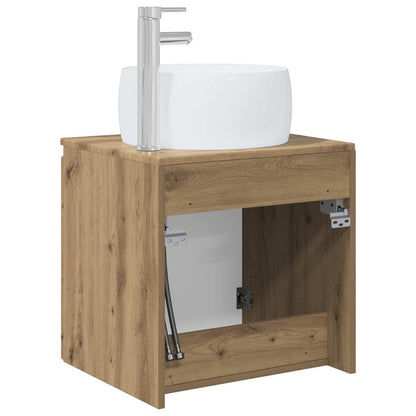 Wall-Mounted Sink Vanity Artisan Oak 49.5 x 44.5 x 66 cm