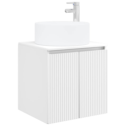 Wall-mounted Sink Vanity White 49.5 x 44.5 x 65.5 cm
