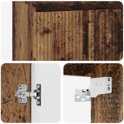 Wall-mounted Sink Vanity Old Wood 49.5 x 44.5 x 65.5 cm