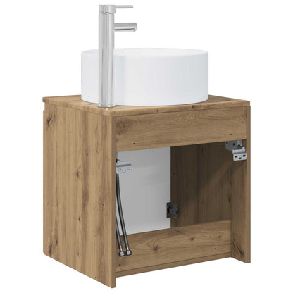 Wall-mounted Sink Vanity Artisan Oak 49.5 x 44.5 x 65.5 cm