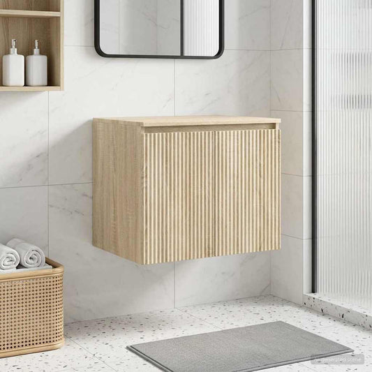 Wall-mounted Bathroom Cabinet Sonoma Oak 62.5 x 44.5 x 50 cm