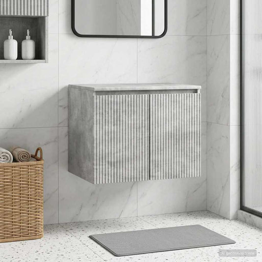 Wall-mounted Bathroom Cabinet Concrete Grey 62.5 x 44.5 x 50 cm