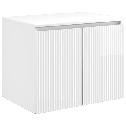 Wall-mounted Bathroom Cabinet High Gloss White