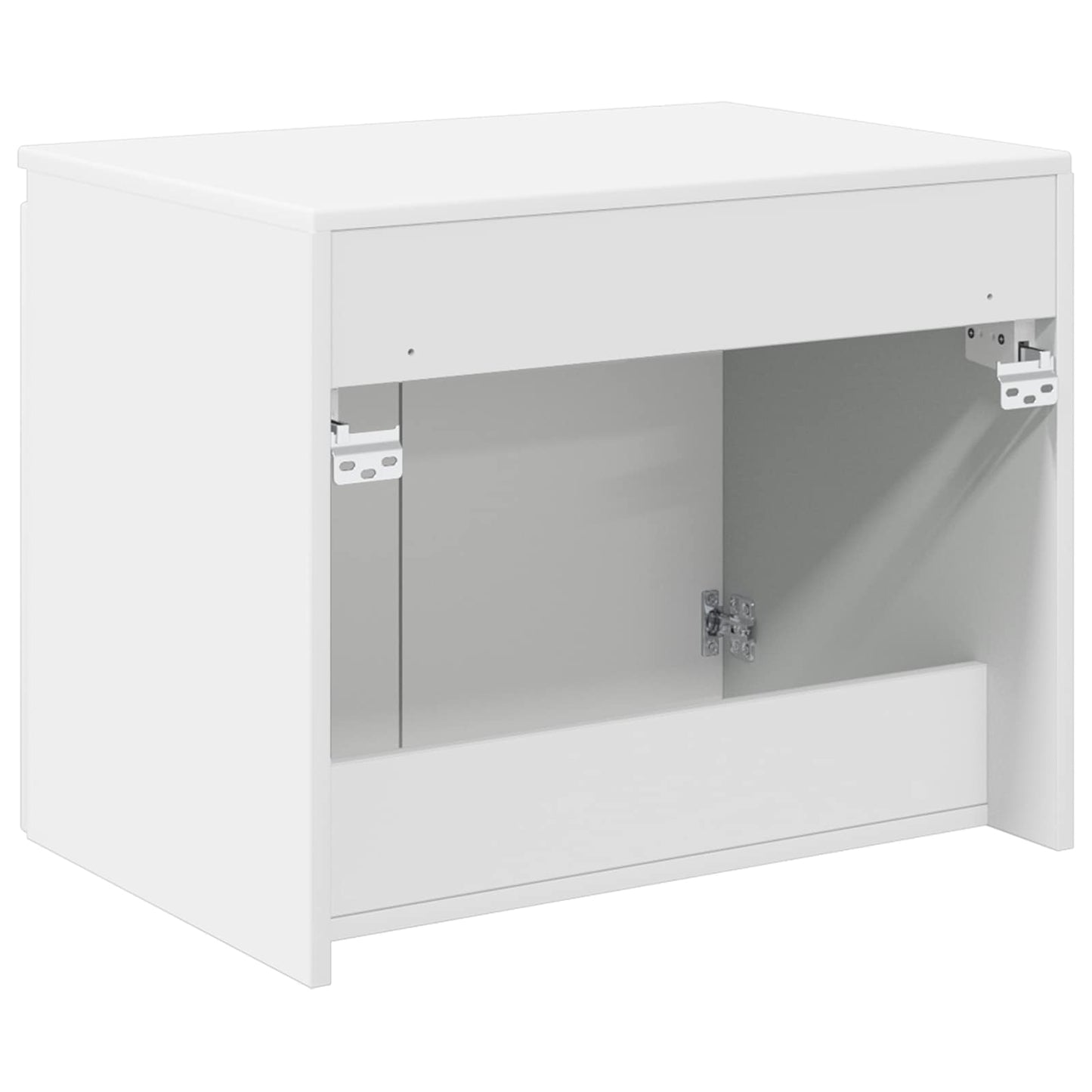 Wall-mounted Bathroom Cabinet High Gloss White