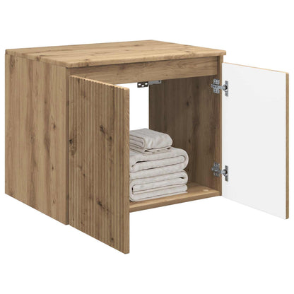 Wall-mounted Bathroom Cabinet Artisan Oak 62.5 x 44.5 x 50 cm