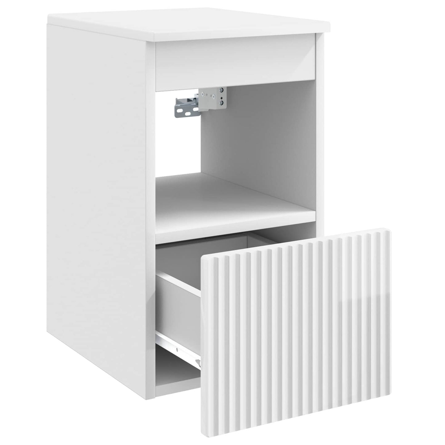 Bathroom Cabinet High Gloss White 30 x 35 x 50 cm