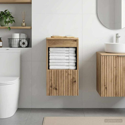 Bathroom Cabinet Artisan Oak 30 x 35 x 50 cm Engineered Wood