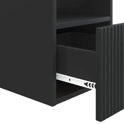 Bathroom Cabinet Black 30 x 41 x 50 cm Engineered Wood