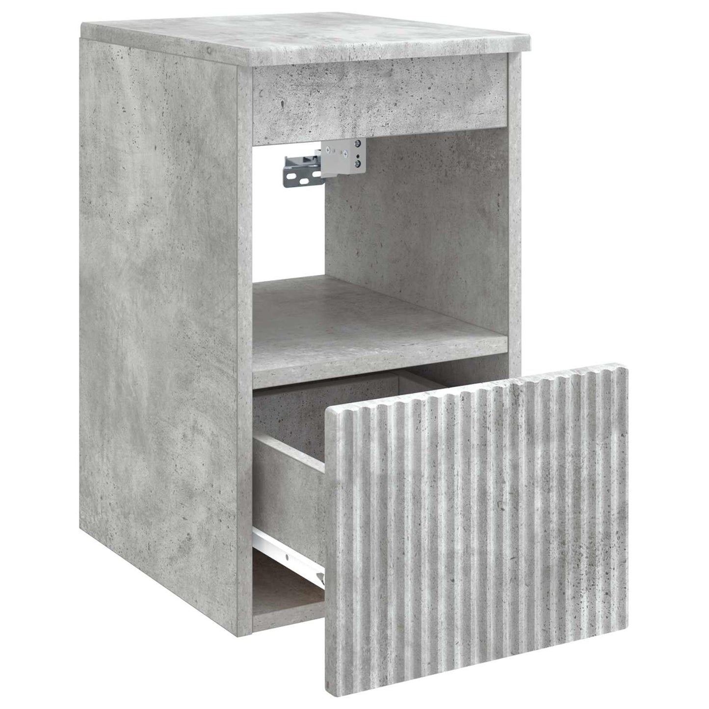 Bathroom Cabinet Concrete Grey 30 x 41 x 50 cm Engineered Wood