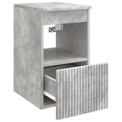 Bathroom Cabinet Concrete Grey 30 x 41 x 50 cm Engineered Wood