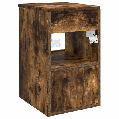 Bathroom Cabinet Smoked Oak 30 x 41 x 50 cm Engineered Wood