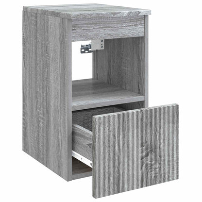 Bathroom Cabinet Grey Sonoma 30 x 41 x 50 cm Engineered Wood