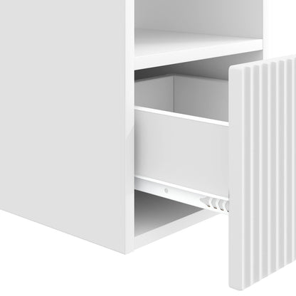 Bathroom Cabinet White 30 x 44.5 x 50 cm Engineered Wood