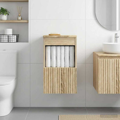 Bathroom Cabinet Sonoma Oak 30 x 44.5 x 50 cm Engineered Wood