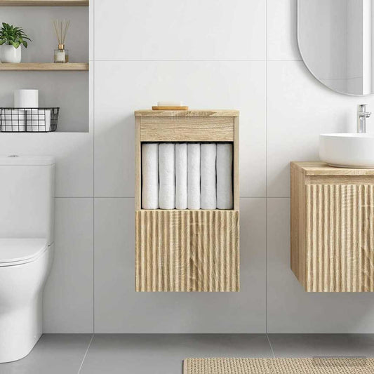 Bathroom Cabinet Sonoma Oak 30 x 44.5 x 50 cm Engineered Wood