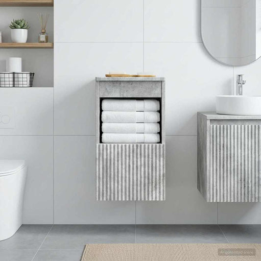 Bathroom Cabinet Concrete Grey 30 x 44.5 x 50 cm