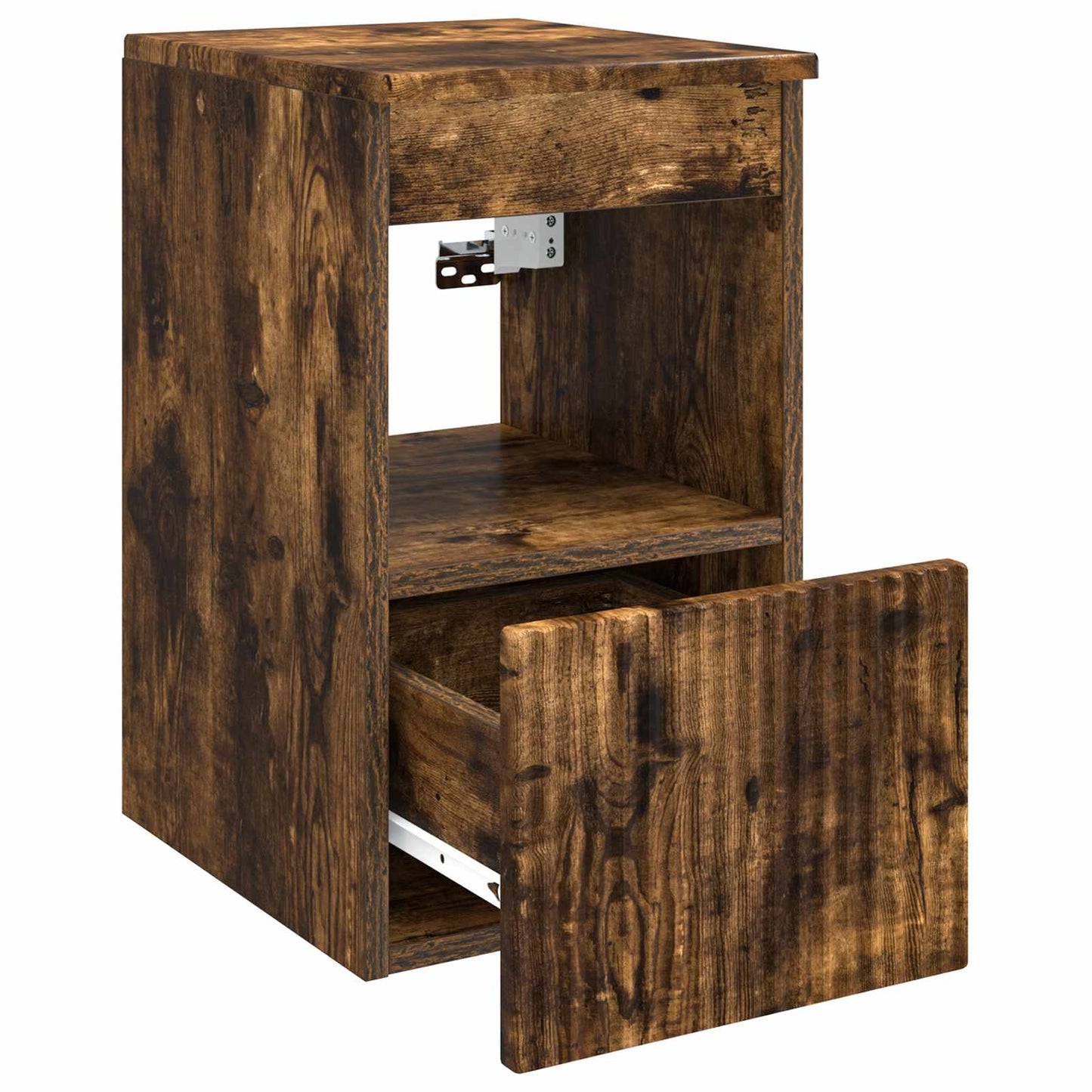 Bathroom Cabinet Smoked Oak 30 x 44.5 x 50 cm Engineered Wood