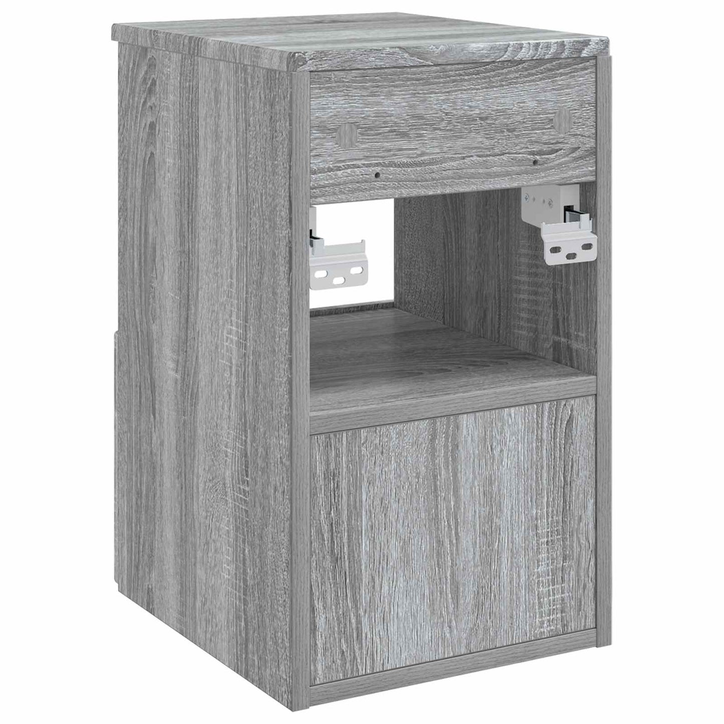 Bathroom Cabinet Grey Sonoma 30 x 44.5 x 50 cm Engineered Wood