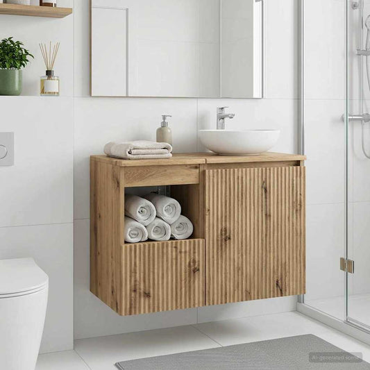 Bathroom Cabinet Artisan Oak 30 x 44.5 x 50 cm Engineered Wood