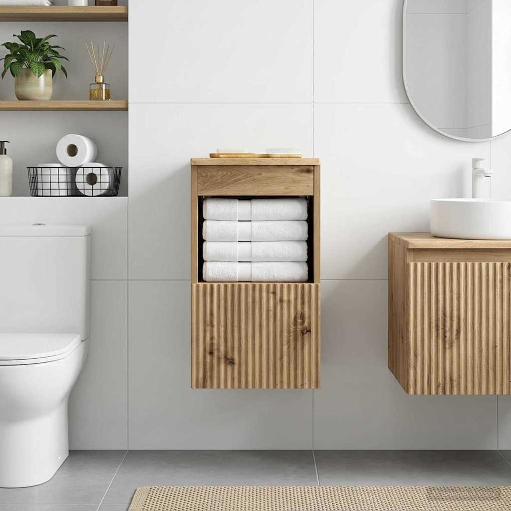 Bathroom Cabinet Artisan Oak 30 x 44.5 x 50 cm Engineered Wood