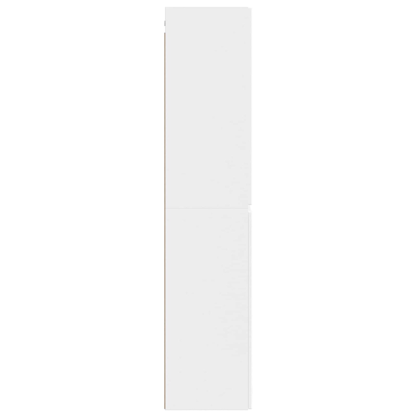 Wall-mounted Bathroom Cabinet White 33 x 34.5 x 160 cm