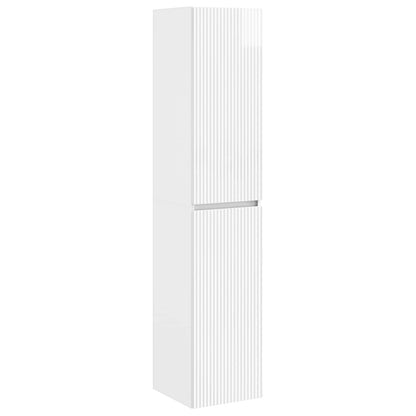 Wall-mounted Bathroom Cabinet High Gloss White