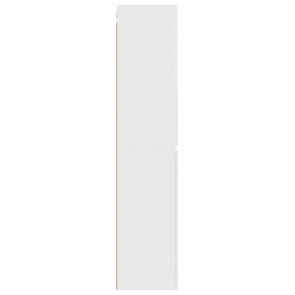 Wall-mounted Bathroom Cabinet High Gloss White