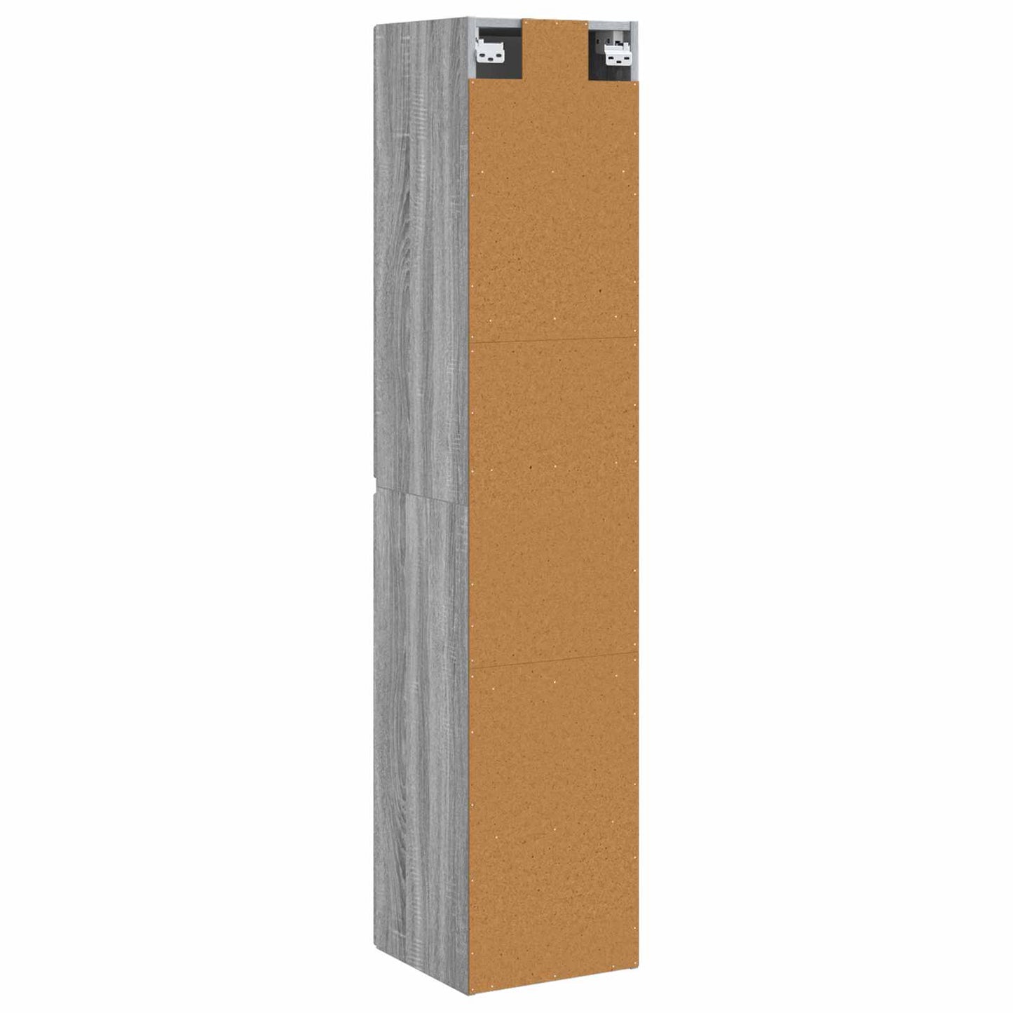 Wall-mounted Bathroom Cabinet Grey Sonoma 33 x 34.5 x 160 cm