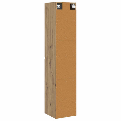 Wall-mounted Bathroom Cabinet Artisan Oak 33 x 34.5 x 160 cm