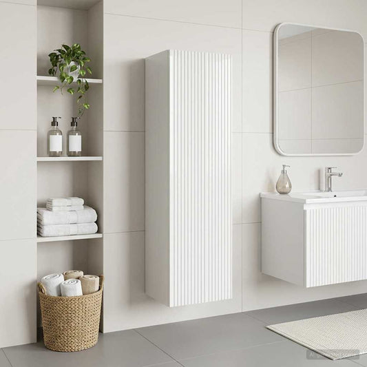 Wall-mounted Bathroom Cabinet High Gloss White