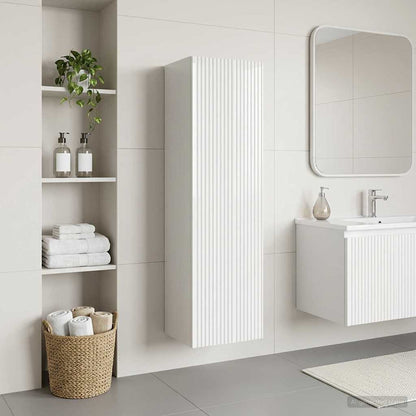 Wall-mounted Bathroom Cabinet High Gloss White