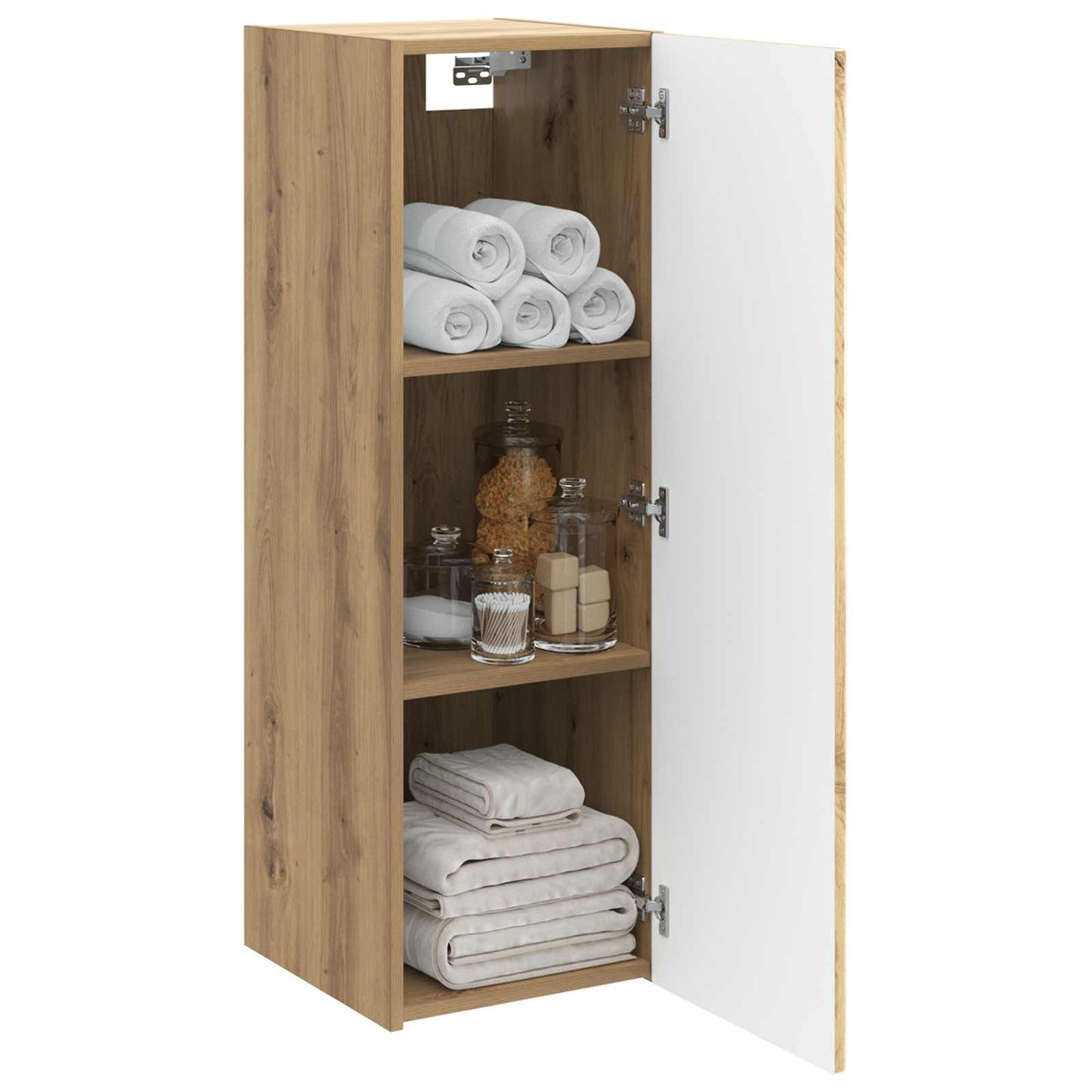 Wall-mounted Bathroom Cabinet Artisan Oak 33 x 34.5 x 100 cm