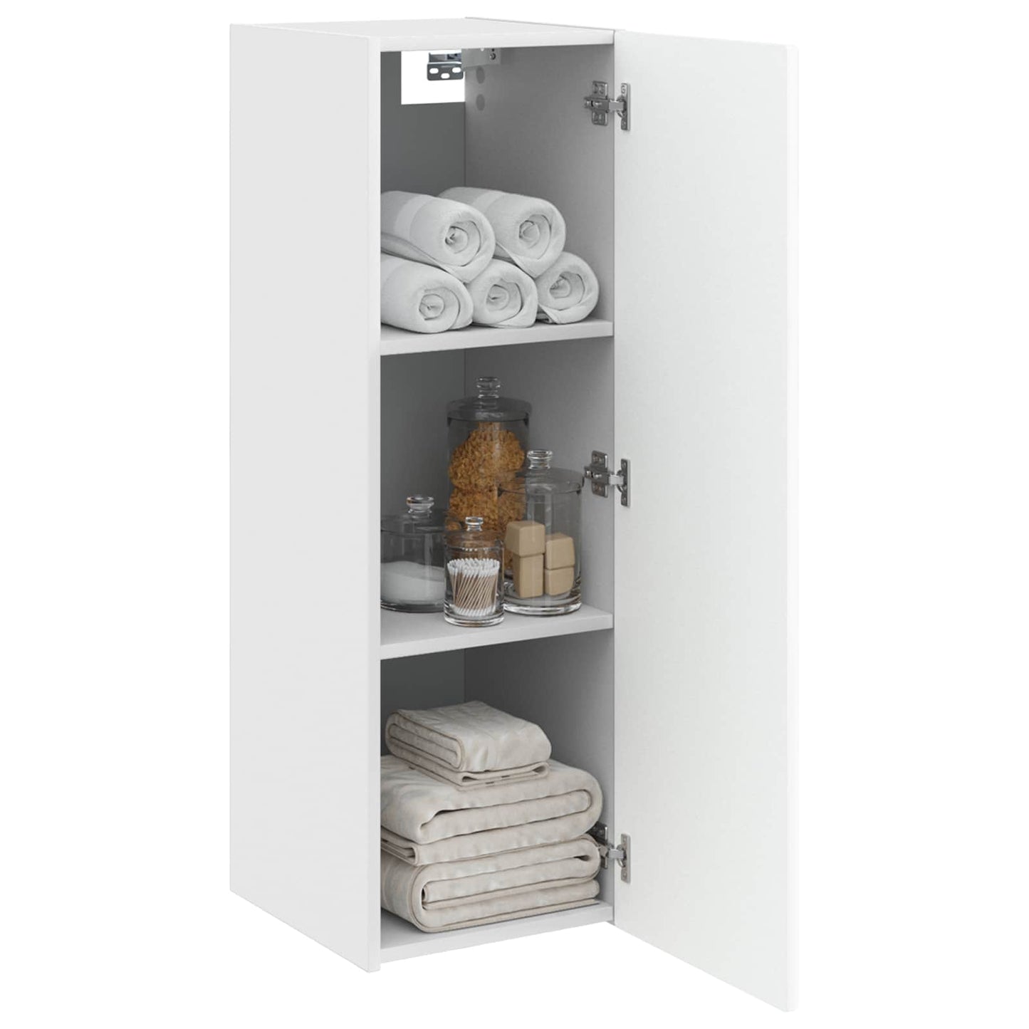 Wall-mounted Bathroom Cabinet High Gloss White