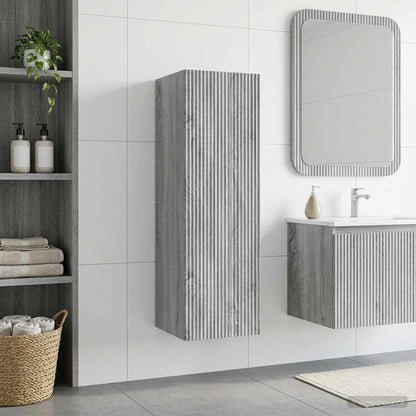 Wall-mounted Bathroom Cabinet Grey Sonoma 33 x 34.5 x 60 cm