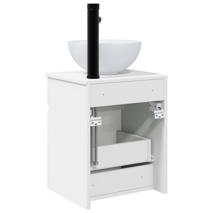 Wall-mounted Sink Vanity White 39 x 35 x 63 cm Engineered Wood