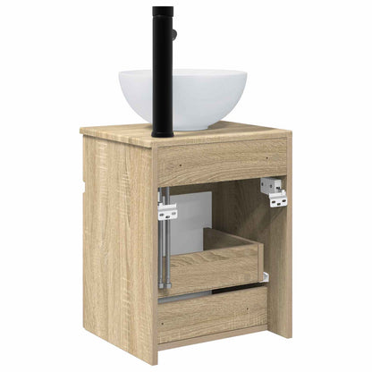 Wall-mounted Sink Vanity Sonoma Oak 39 x 41 x 64.5 cm